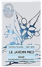 Fragrances, Perfumes, Cosmetics Mandarin & Bergamot Soap - Papoutsanis Le Jardin Med Bar Soap