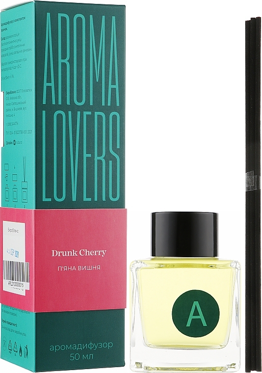 Drunk Cherry Reed Diffuser - Aromalovers — photo N1