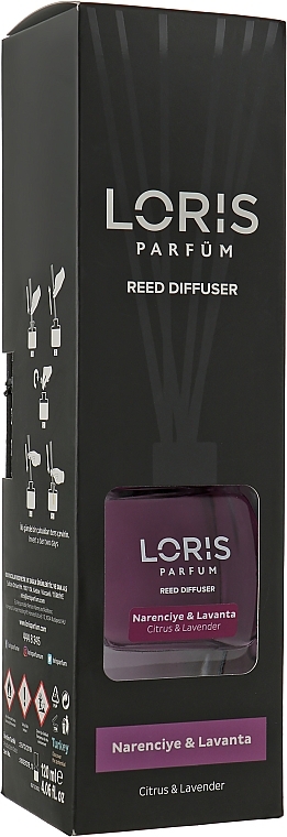 Citrus & Lavender Reed Diffuser - Loris Parfum Reed Diffuser Citrus & Lavender — photo N1