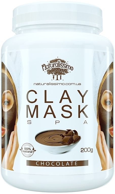 Chocolate Clay Face Mask - Naturalissimo Clay Mask SPA Chocolate — photo N1