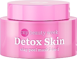 Fragrances, Perfumes, Cosmetics 2-in-1 Clay Face Mask - 7 Days My Beauty Week Detox Skin Clay Peel Mask 2 in 1