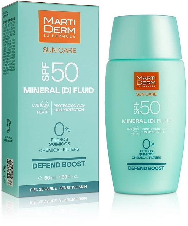 Sunscreen Fluid - MartiDerm Sun Care Mineral (D) Fluid SPF 50+ — photo N3