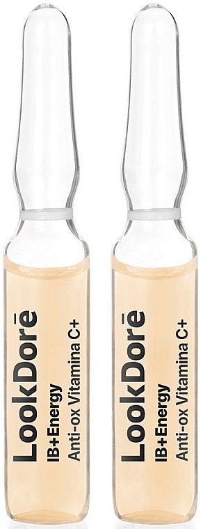 Concentrated Face Ampoule Serum - LookDore IB+Enrgy Anti-ox Vitamina C+ Ampoules — photo N10