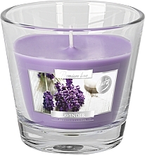 Lavender Candle in Glass - Bispol Premium Line Scented Candle Lavender — photo N1