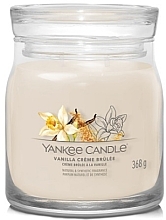 Scented Candle in Jar 'Vanilla Creme Brulee', 2 wicks - Yankee Candle Singnature — photo N1