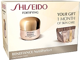 Fragrances, Perfumes, Cosmetics Set - Shiseido Benefiance Nutriperfect (cr/50ml + foam/50ml + softener/75ml + cr/10ml + bag)