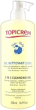 2-in-1 Cleansing Body Gel - Topicrem Soins Bebe Bio Gel Nettoyant — photo N2