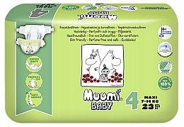 Fragrances, Perfumes, Cosmetics Diapers, Size 4 (7-14 kg), 23 pcs - Muumi Baby