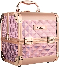 Fragrances, Perfumes, Cosmetics Cosmetic case - Inglot Makeup Case Diamond Mini Rose Gold MB152M K107 9