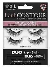 False Lashes - Ardell Waterproof Lash Contour 371 Dramatic Eye Elongating — photo N6