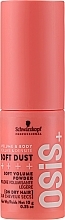 Fragrances, Perfumes, Cosmetics Volume Hair Powder - Schwarzkopf Professional Osis+ Soft Dust Volumizing Powder