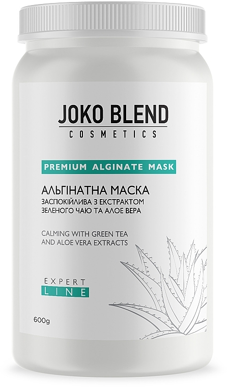 Soothing Alginate Mask with Green Tea Extract and Aloe Vera - Joko Blend Premium Alginate Mask — photo N6