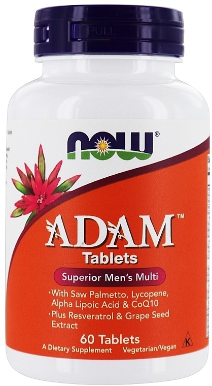 Men Super Multivitamins, tablets - Now Foods Adam Superior Men's Multi — photo N1