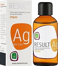 Antiseptic Face & Body Tonic "Silver" - Result Skin Care Ag Tonic — photo N2