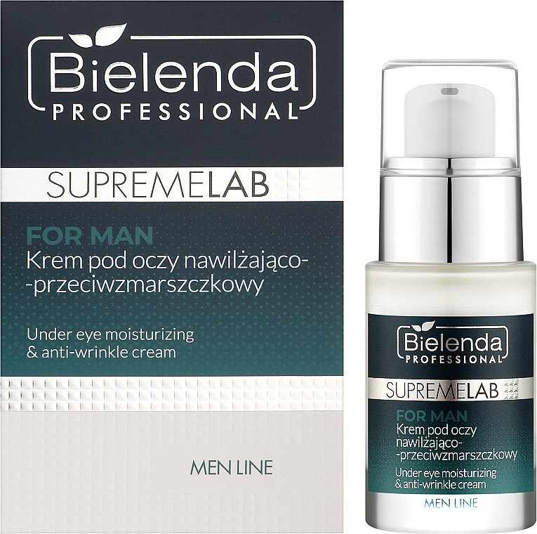 Anti-Wrinkle Moisturizing Eye Cream - Bielenda Professional SupremeLab For Man — photo N2