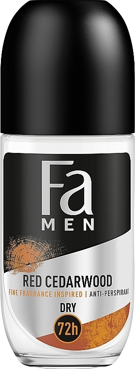 Red Cedarwood Roll-On Anti-Perspirant - Fa Men Red Cedarwood Anti-Perspirant 72H — photo N1