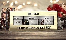 Christmas Candle Set, 3 pcs - HiSkin Christmas (candles/3x100ml) — photo N1