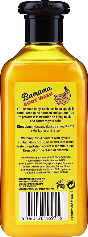 Shower Gel "Banana" - Xpel Marketing Ltd Banana Body Wash — photo N2