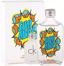 Fragrances, Perfumes, Cosmetics Calvin Klein CK One Summer 2019 - Set (edt/100ml + edt/15ml)