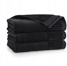 GIFT! Towel, black, 1 pc - Zwoltex	 — photo N1