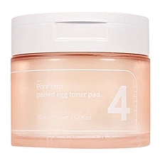 Fragrances, Perfumes, Cosmetics Face Toner Pads with Eggshell Extract - Numbuzin No.4 Pore Zero Peeled Egg Toner Pad