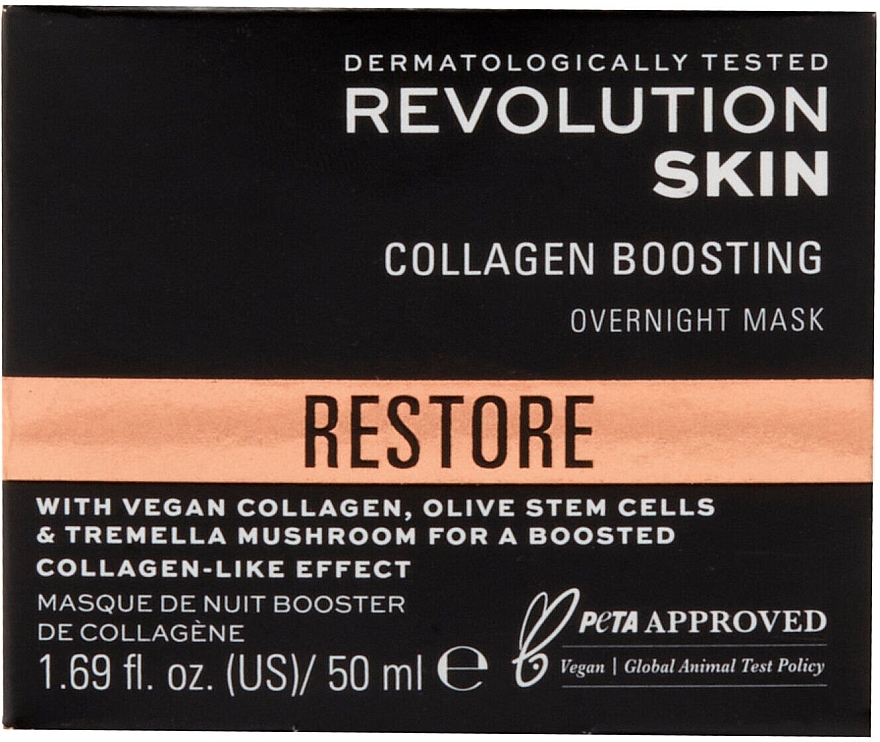 Collagen Night Mask - Revolution Skin Restore Collagen Boosting Overnight Mask — photo N5