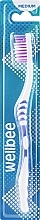 Medium Toothbrush, purple - Wellbee — photo N1