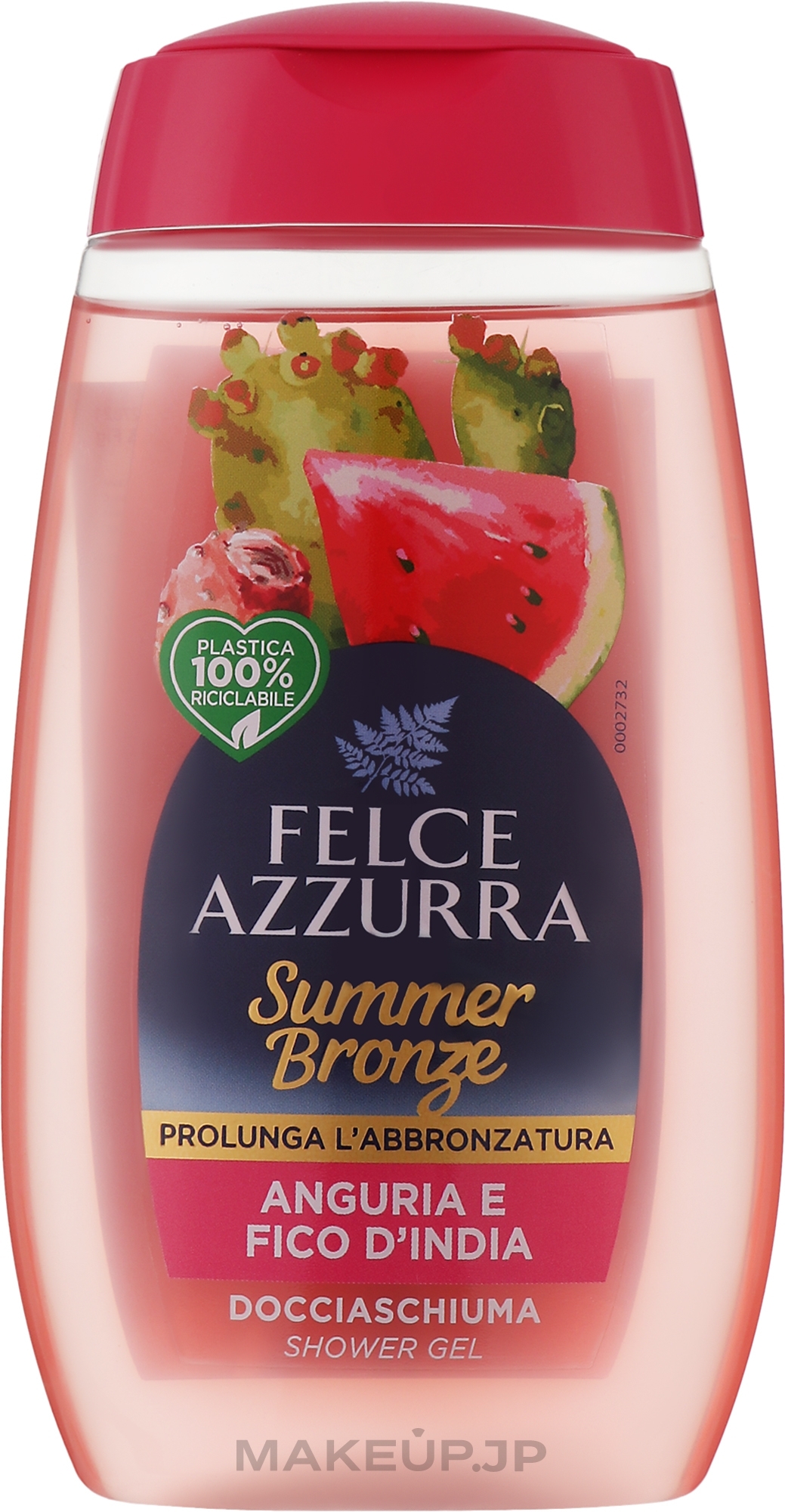 Watermelon & Opuntia Shower Gel - Felce Azzurra Summer Bronze Melon & Indian Fig Shower Gel — photo 250 ml