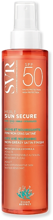 Body Sun Oil - SVR Sun Secure Biodegradable Spf50 — photo N1