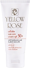 Fragrances, Perfumes, Cosmetics Anti-Aging Stem Cell Sunscreen SPF50 - Yellow Rose Cellular Sun Care Cream SPF-50