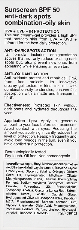 Sunscreen Fluid for Oily Skin - Bella Aurora Sunscreen Gel Oily Skin SPF50+ — photo N15