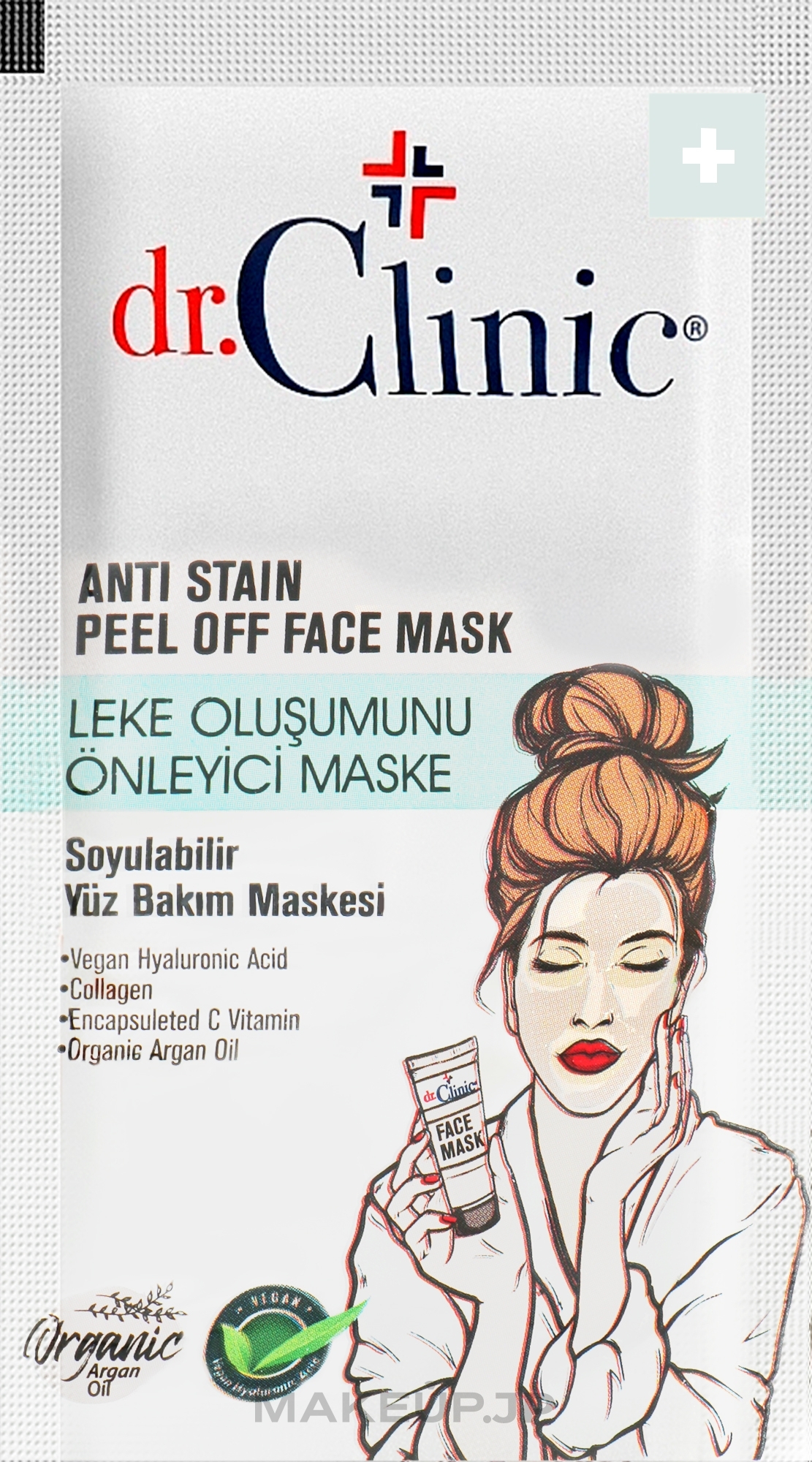 Anti-Pigmentation Peeling Mask - Dr. Clinic Anti-Spot Face Mask — photo 12 ml