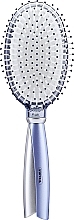 Oval Massage Hair Brush, 24.5 cm, purple - Titania Salon Professional Cushion Brush — photo N1