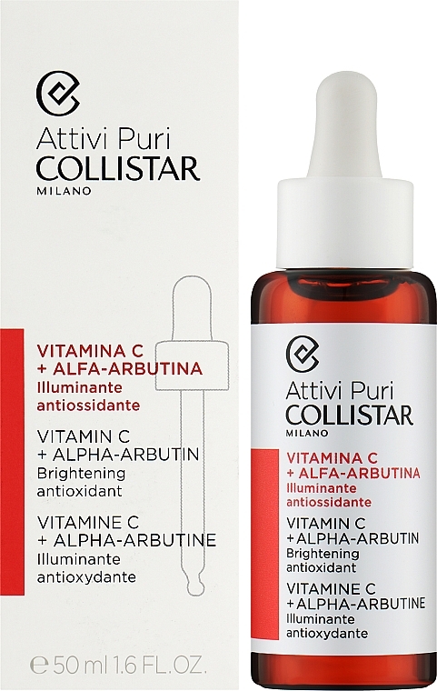 Vitamin C + Alpha-Arbutin Face Serum - Collistar Pure Actives Vitamin C+Alpha -Arbutin — photo N4