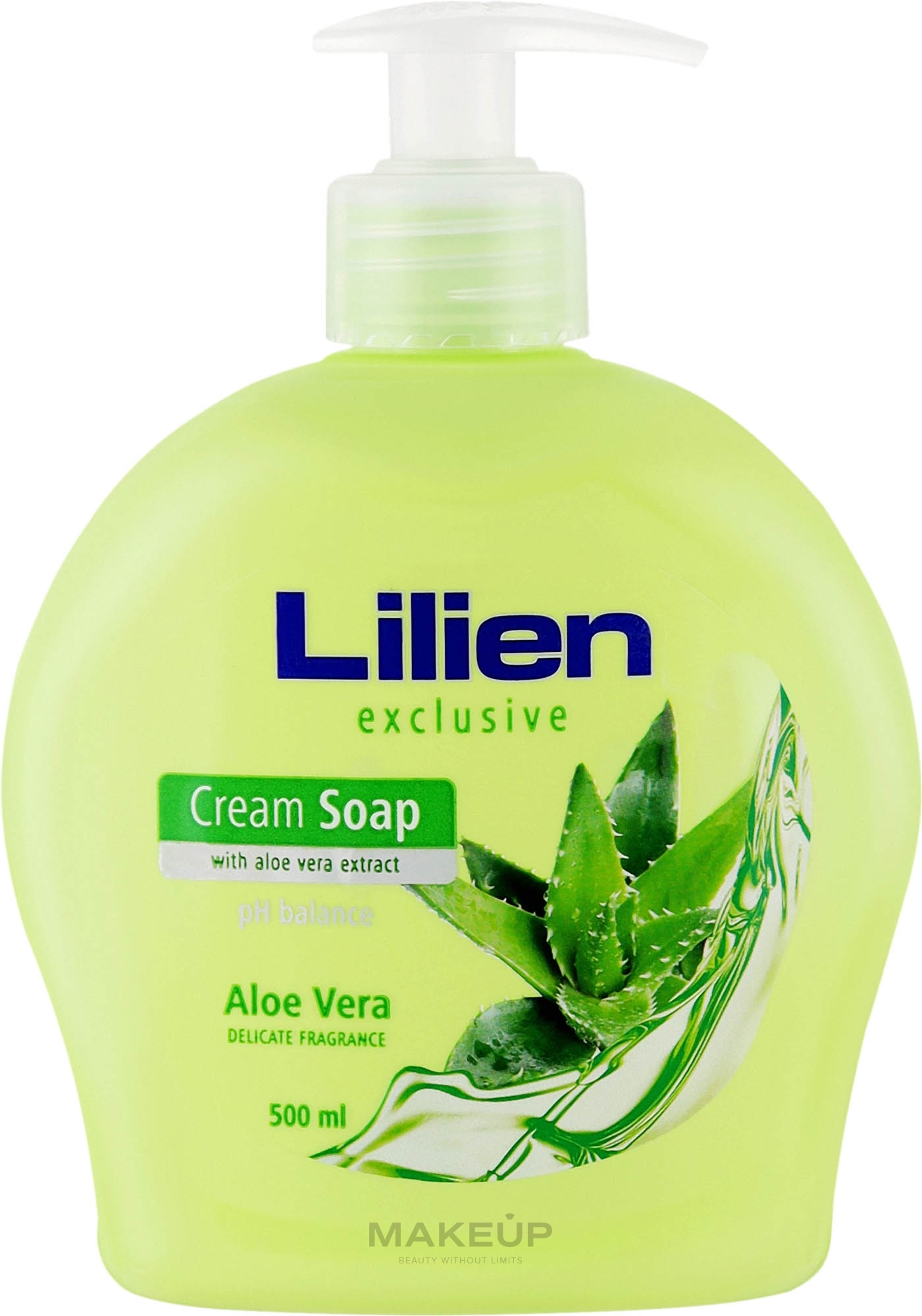 Liquid Aloe Vera Cream Soap - Lilien Aloe Vera Cream Soap — photo 500 ml