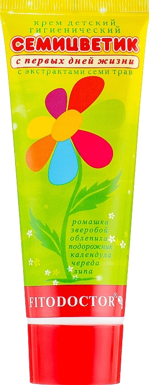 Kids 7 Herbs Cream "Semitsvetik" - Fitodoctor — photo N1