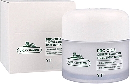 Light Moisturizing Face Cream-Gel - VT Cosmetics Pro Cica Centella Asiatica Tiger Light Cream — photo N2