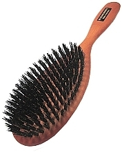 Oval Pear Wood Brush, 23 cm, nylon bristles - Golddachs Dittmar — photo N7