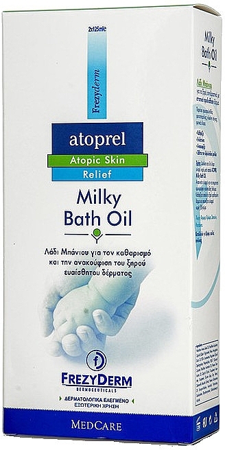 Cleansing Bath Oil - Frezyderm Atoprel Milky Bath Oil — photo N1