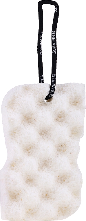 Men Shower Sponge, white - Suavipiel Black Aqua Power Sponge — photo N5