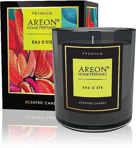 Scented Candle - Areon Home Perfumes Premium Eau D’ete Scented Candle — photo N1