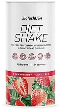 Protein Cocktail "Strawberry" - BioTechUSA Diet Shake Strawberry Hight Fiber Protein Meal — photo N1