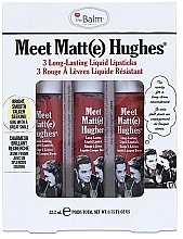 The Balm Meet Matte Hughes Kit (lipstick/3x7.4ml) - Matte Lipstick Set — photo N1