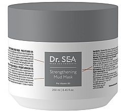 Fragrances, Perfumes, Cosmetics Mud Hair Mask with Provitamin B5 - Dr.Sea Strengthening Mud Mask