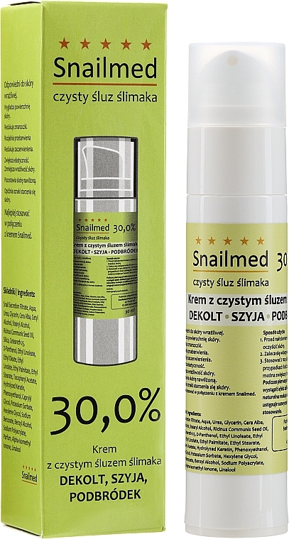 Anti-Wrinkle Neck & Decollete Cream - Snailmed — photo N4