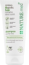 Anti Hair Loss Shampoo - Nature.med Onion Garlic Hair Complex — photo N1