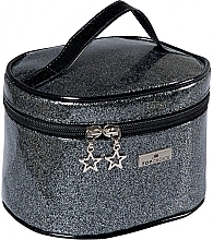 Fragrances, Perfumes, Cosmetics Women Makeup Bag "Glitter", 97928, black - Top Choice