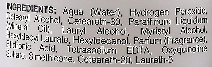 Emulsion Oxidant - Fanola Acqua Ossigenata Perfumed Hydrogen Peroxide Hair Oxidant 20vol 6% — photo N4