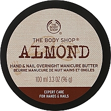 Fragrances, Perfumes, Cosmetics Almond Hand & Nail Butter - The Body Shop Almond Hand & Nail Overnight Manicure Butter