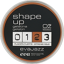 Fragrances, Perfumes, Cosmetics Strong Hold Hair Gelatin - Eva Professional Evajazz Shape Up Gelatin